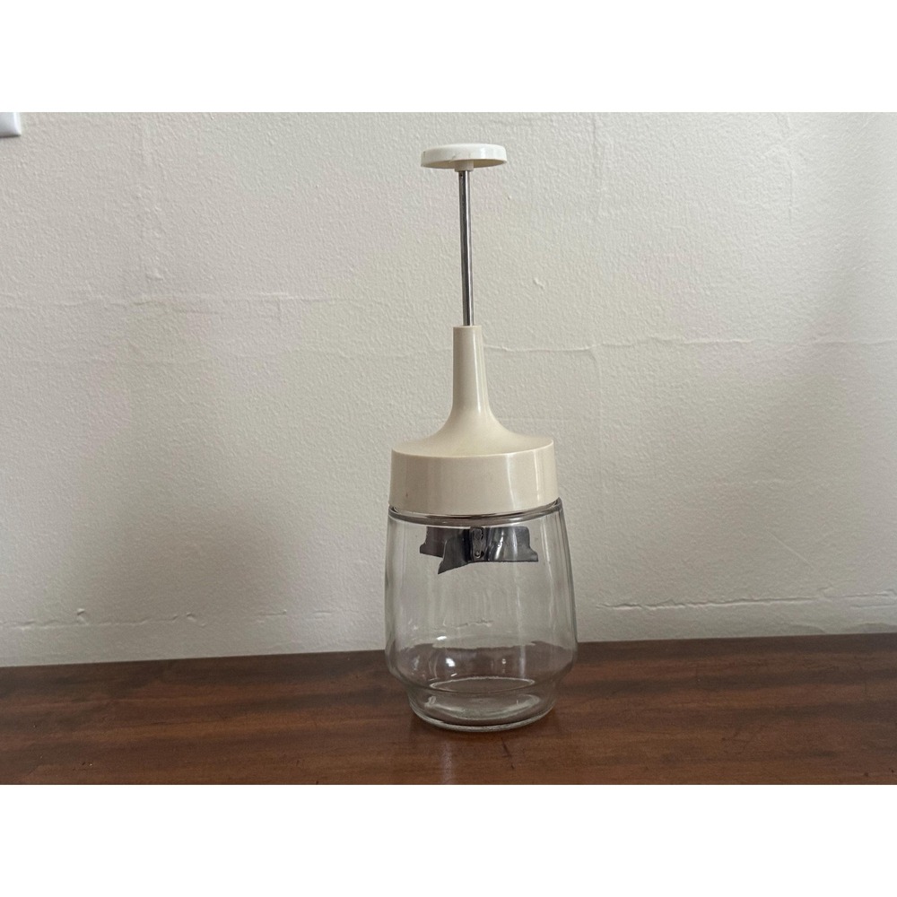 Vintage Gemco Glass Nut Chopper